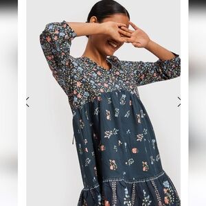 Madewrll x Reistor Deep V Short 100% organic cotton dress Size M MSRP $156